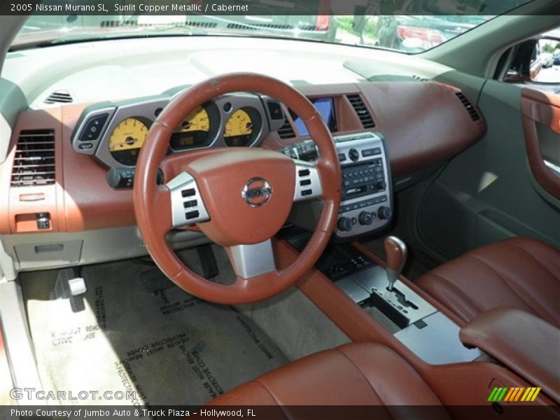  2005 Murano SL Cabernet Interior
