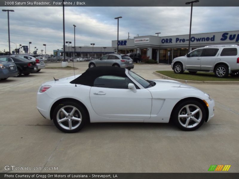 Polar White / Black 2008 Saturn Sky Roadster