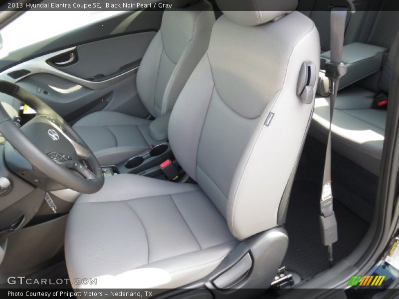 Front Seat of 2013 Elantra Coupe SE