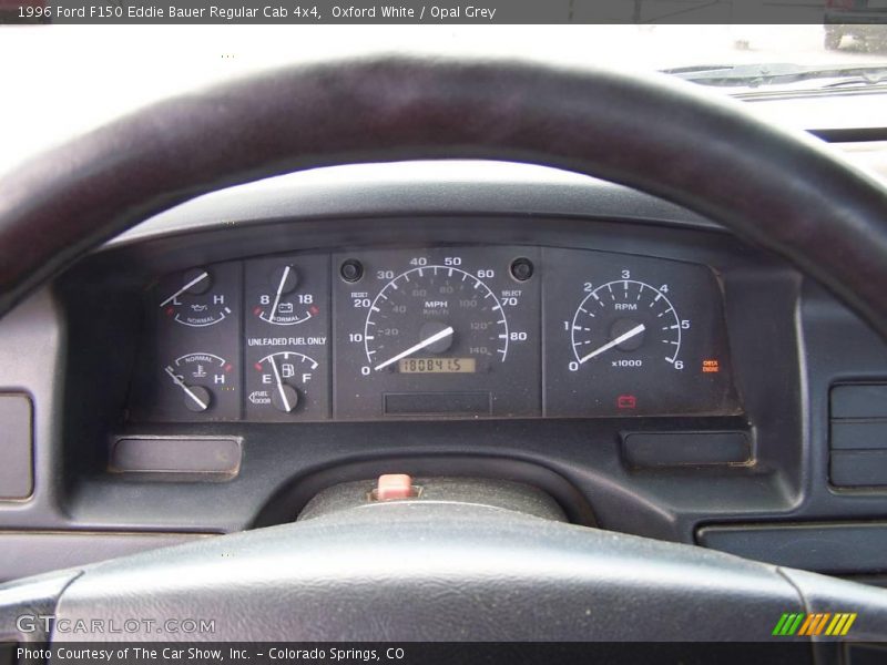 Oxford White / Opal Grey 1996 Ford F150 Eddie Bauer Regular Cab 4x4