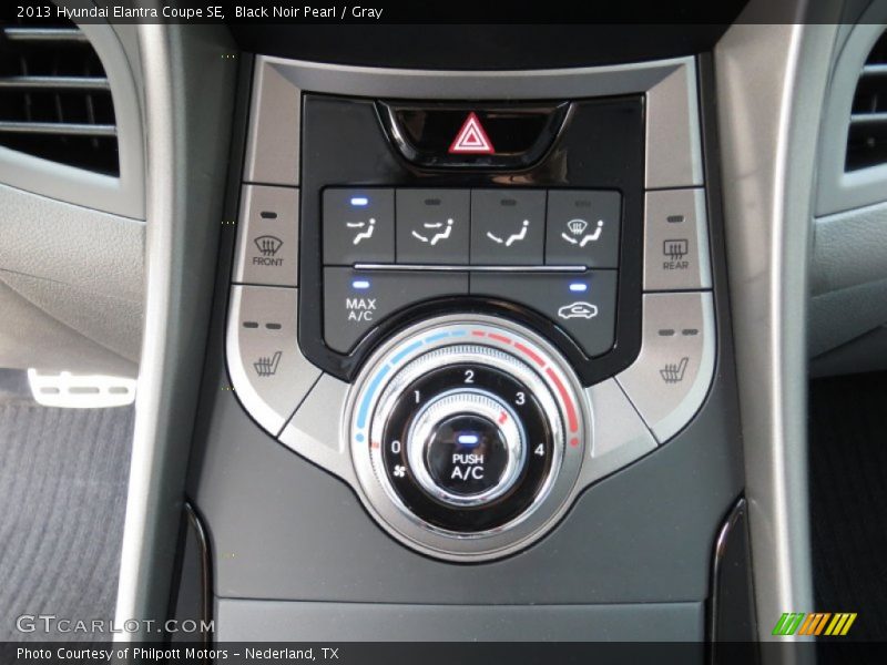 Controls of 2013 Elantra Coupe SE
