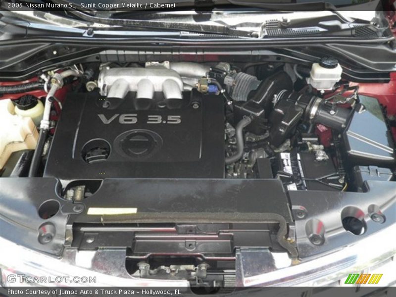  2005 Murano SL Engine - 3.5 Liter DOHC 24-Valve V6