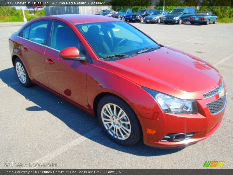 Autumn Red Metallic / Jet Black 2012 Chevrolet Cruze Eco