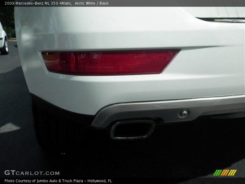 Arctic White / Black 2009 Mercedes-Benz ML 350 4Matic