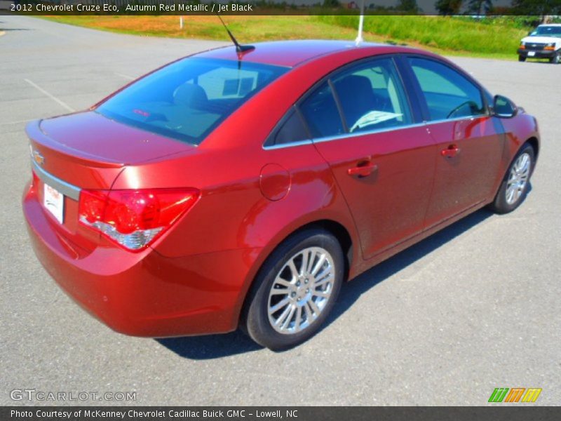 Autumn Red Metallic / Jet Black 2012 Chevrolet Cruze Eco