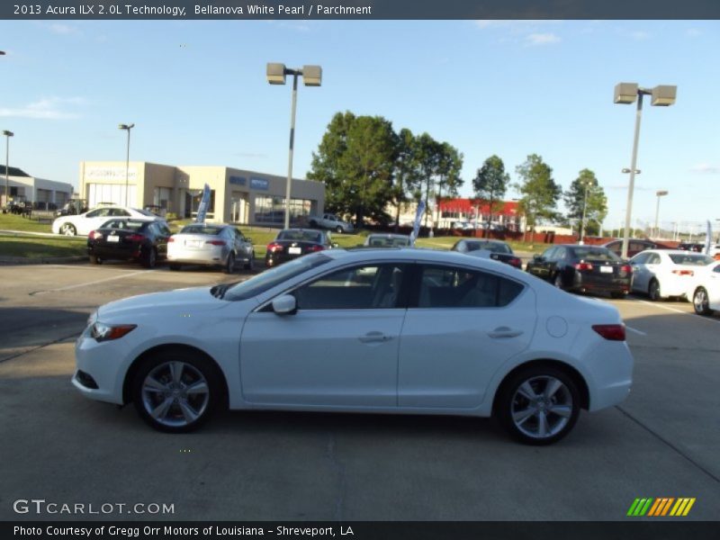 Bellanova White Pearl / Parchment 2013 Acura ILX 2.0L Technology