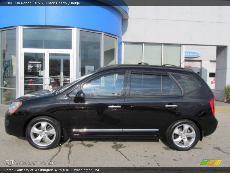 Black Cherry / Beige 2008 Kia Rondo EX V6