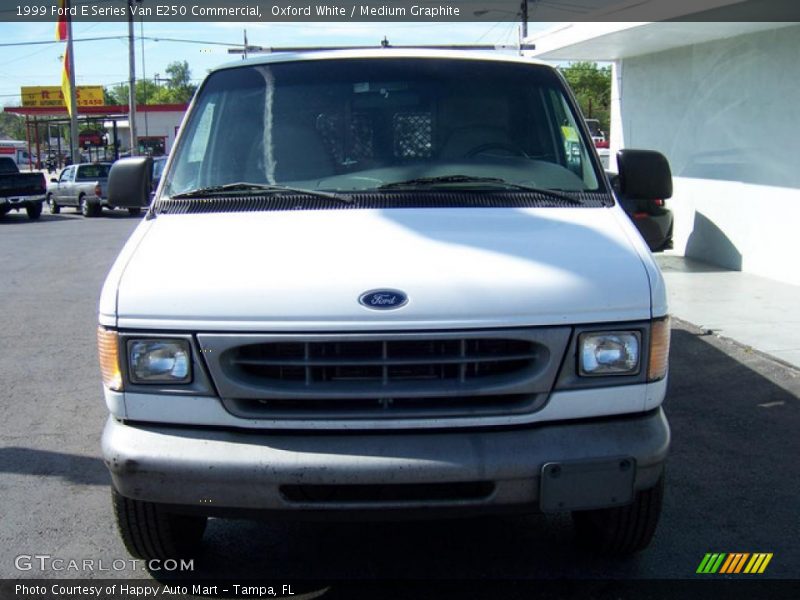Oxford White / Medium Graphite 1999 Ford E Series Van E250 Commercial