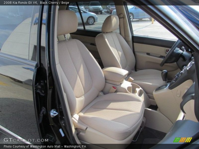 Black Cherry / Beige 2008 Kia Rondo EX V6