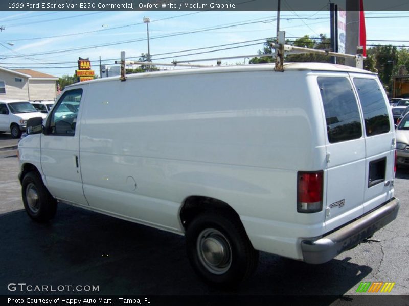 Oxford White / Medium Graphite 1999 Ford E Series Van E250 Commercial