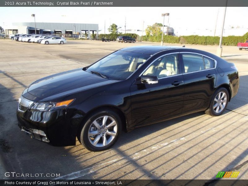 Crystal Black Pearl / Parchment 2013 Acura TL Technology