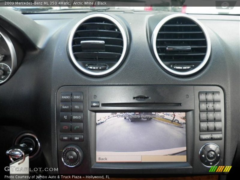 Arctic White / Black 2009 Mercedes-Benz ML 350 4Matic