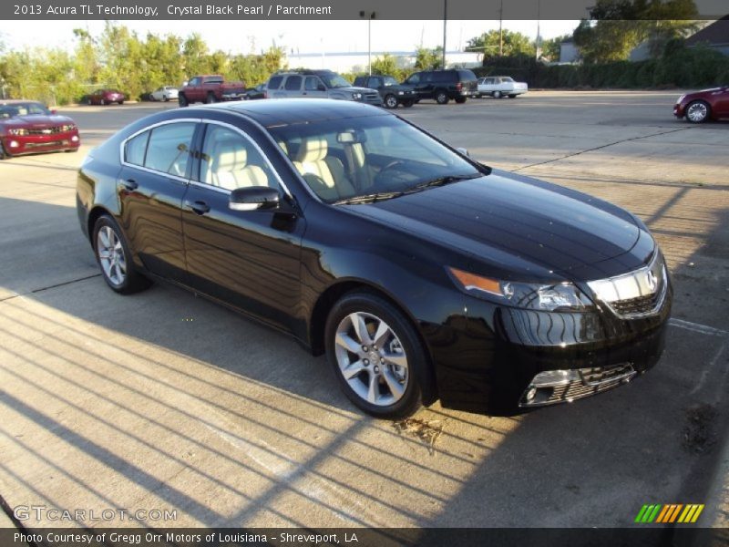 Crystal Black Pearl / Parchment 2013 Acura TL Technology