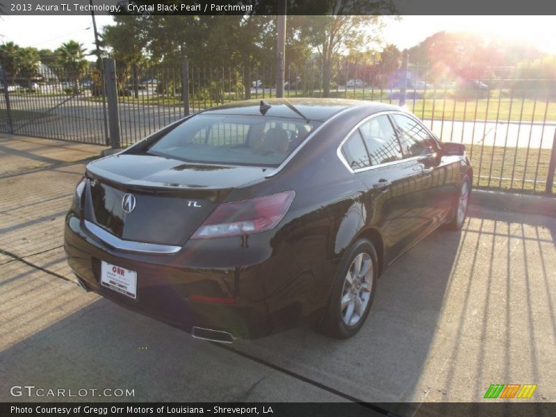 Crystal Black Pearl / Parchment 2013 Acura TL Technology