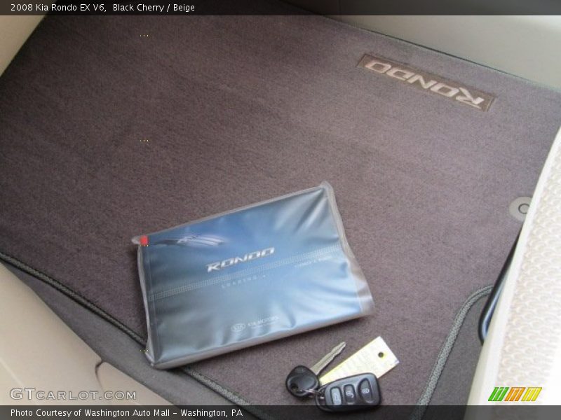 Black Cherry / Beige 2008 Kia Rondo EX V6