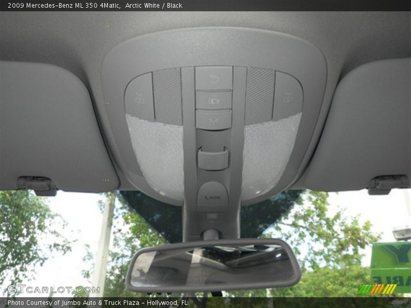 Arctic White / Black 2009 Mercedes-Benz ML 350 4Matic