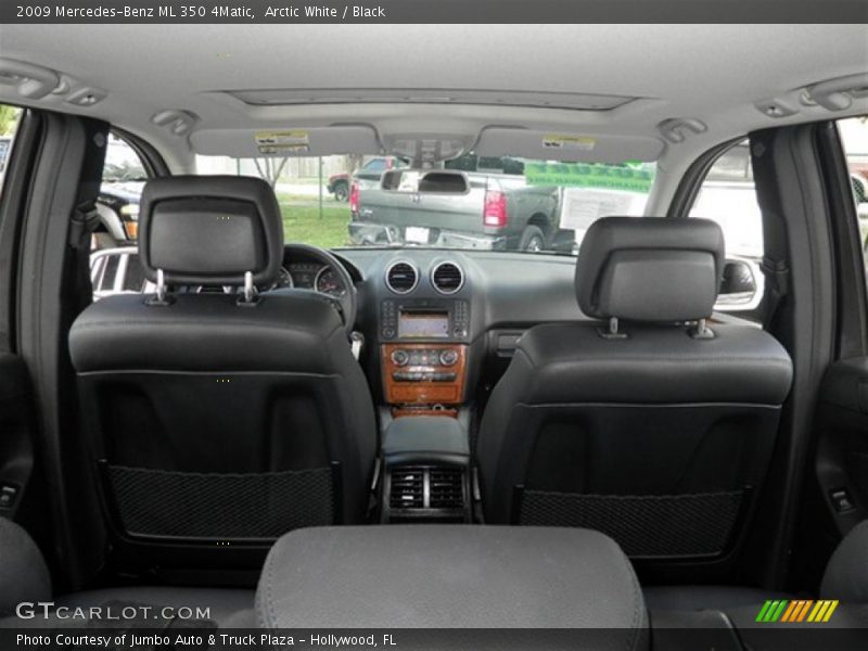 Arctic White / Black 2009 Mercedes-Benz ML 350 4Matic