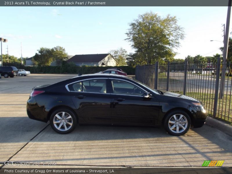 Crystal Black Pearl / Parchment 2013 Acura TL Technology