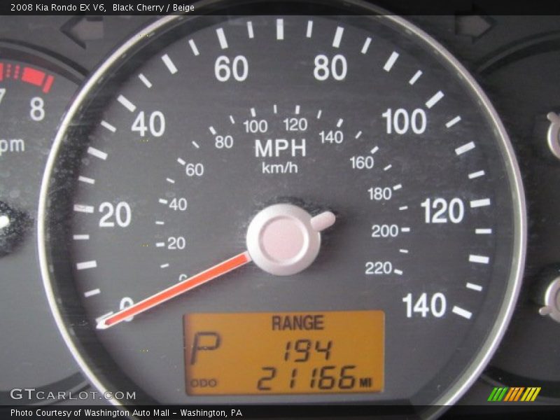 Black Cherry / Beige 2008 Kia Rondo EX V6
