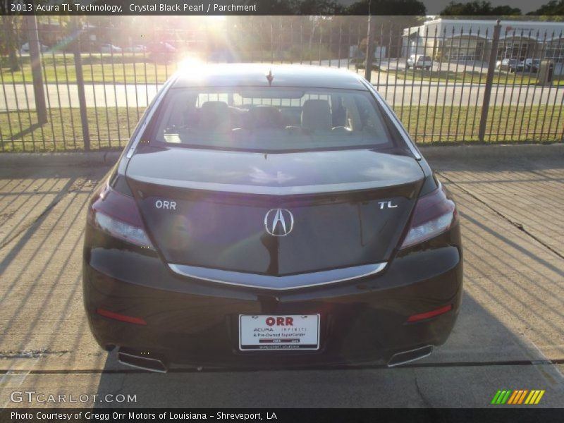 Crystal Black Pearl / Parchment 2013 Acura TL Technology