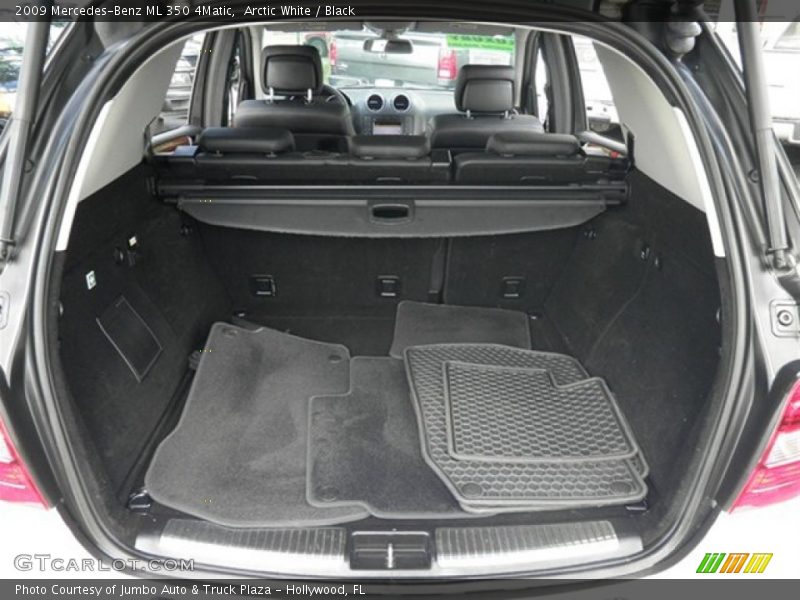 Arctic White / Black 2009 Mercedes-Benz ML 350 4Matic