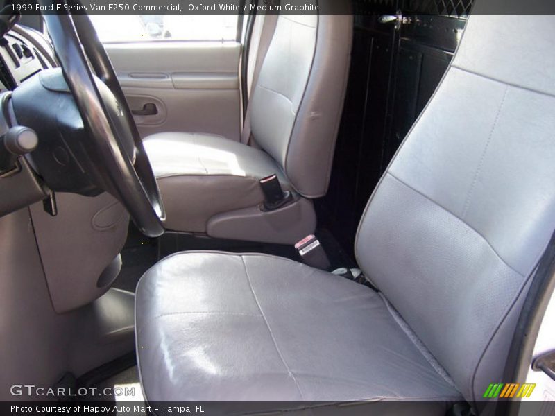 Oxford White / Medium Graphite 1999 Ford E Series Van E250 Commercial
