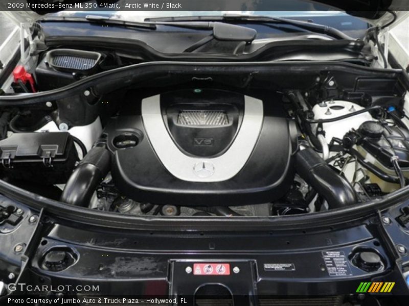 Arctic White / Black 2009 Mercedes-Benz ML 350 4Matic