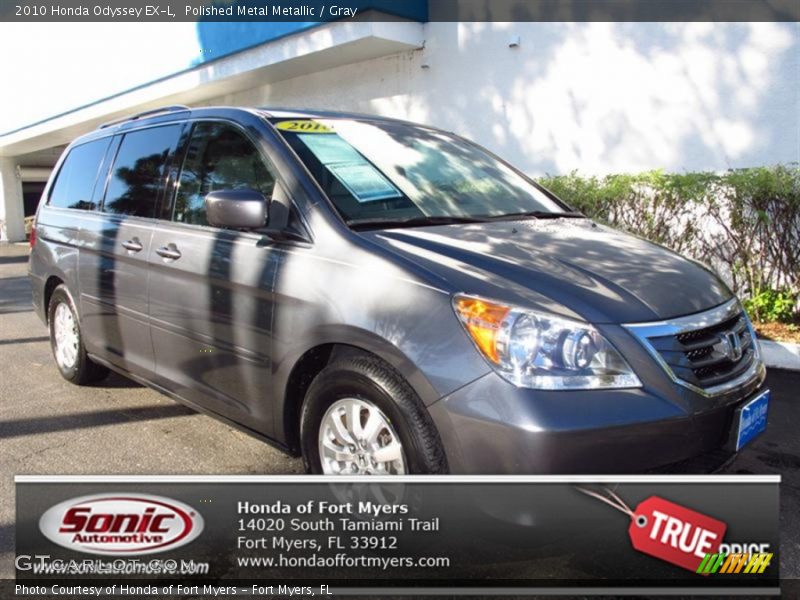 Polished Metal Metallic / Gray 2010 Honda Odyssey EX-L