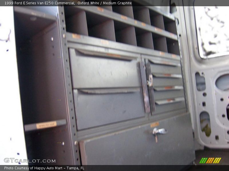 Oxford White / Medium Graphite 1999 Ford E Series Van E250 Commercial
