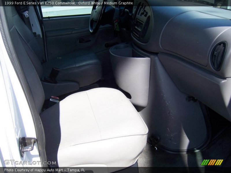 Oxford White / Medium Graphite 1999 Ford E Series Van E250 Commercial