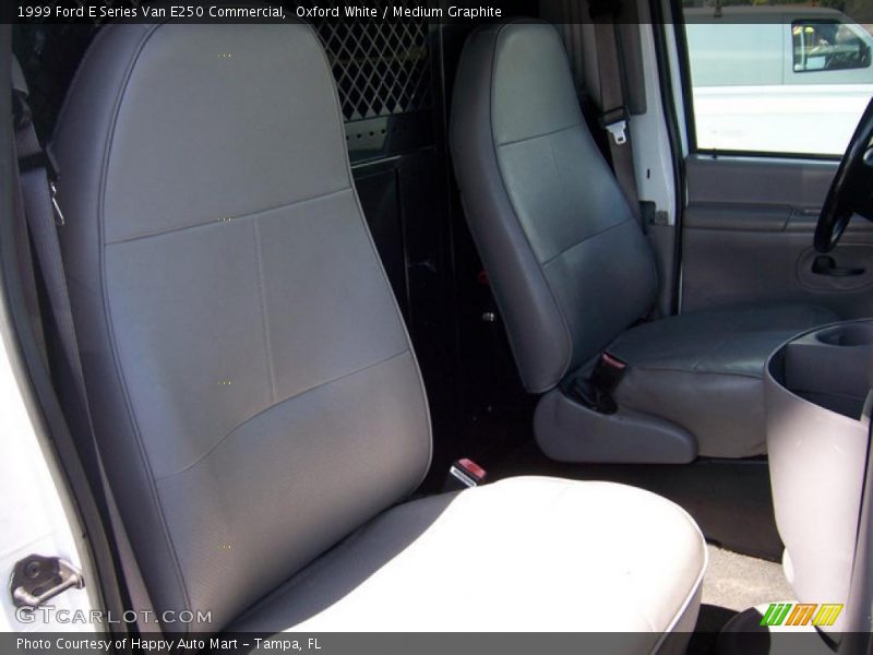Oxford White / Medium Graphite 1999 Ford E Series Van E250 Commercial
