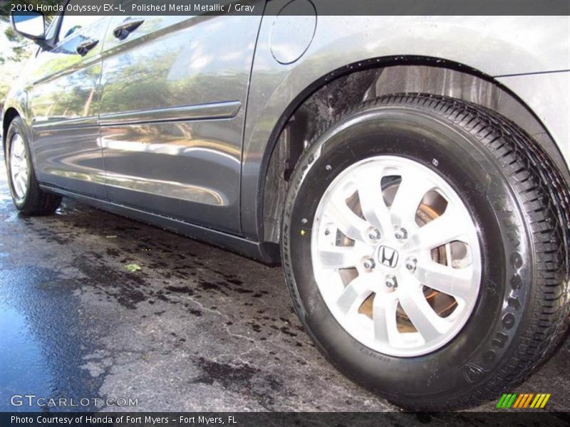 Polished Metal Metallic / Gray 2010 Honda Odyssey EX-L