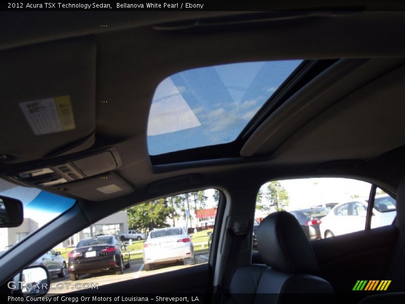 Bellanova White Pearl / Ebony 2012 Acura TSX Technology Sedan