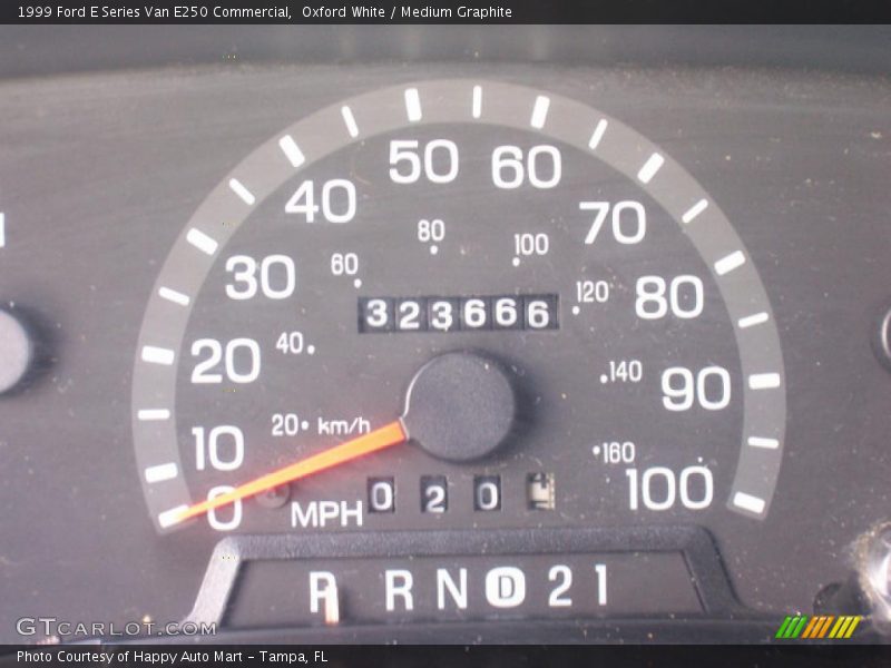 Oxford White / Medium Graphite 1999 Ford E Series Van E250 Commercial
