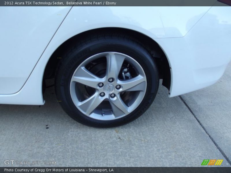 Bellanova White Pearl / Ebony 2012 Acura TSX Technology Sedan