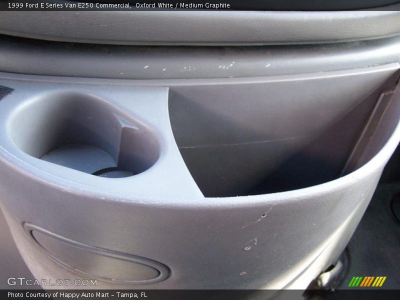 Oxford White / Medium Graphite 1999 Ford E Series Van E250 Commercial