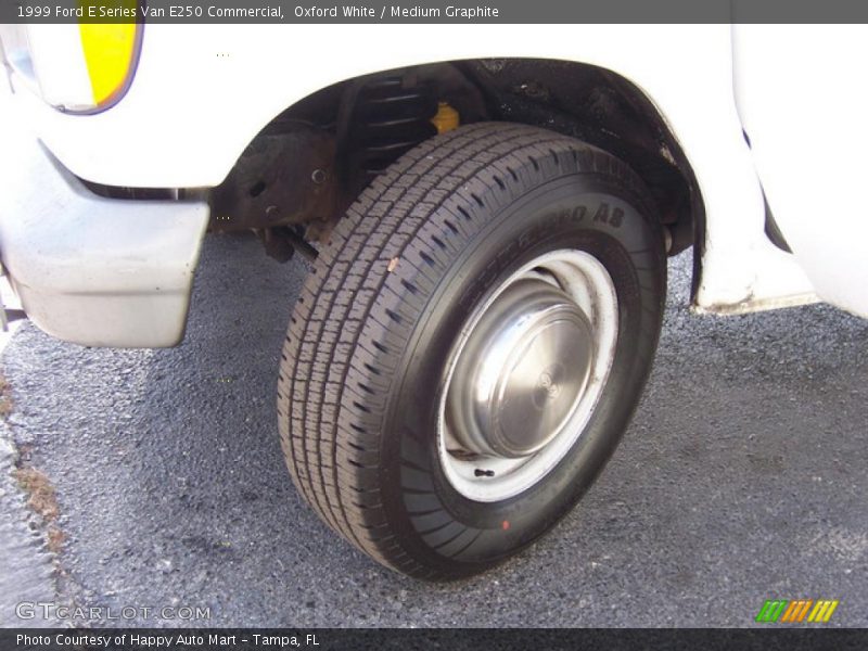 Oxford White / Medium Graphite 1999 Ford E Series Van E250 Commercial
