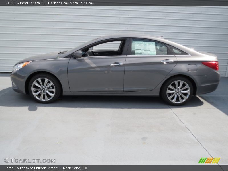 Harbor Gray Metallic / Gray 2013 Hyundai Sonata SE