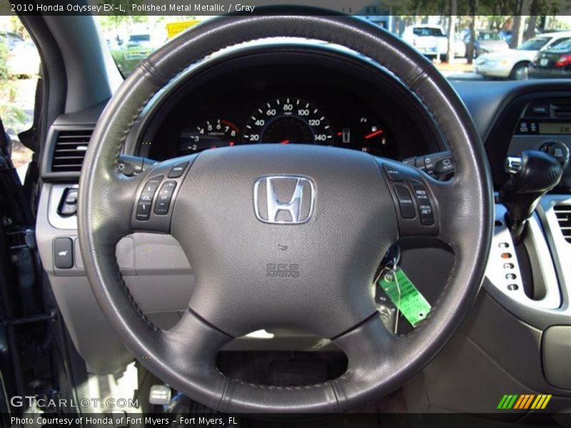 Polished Metal Metallic / Gray 2010 Honda Odyssey EX-L