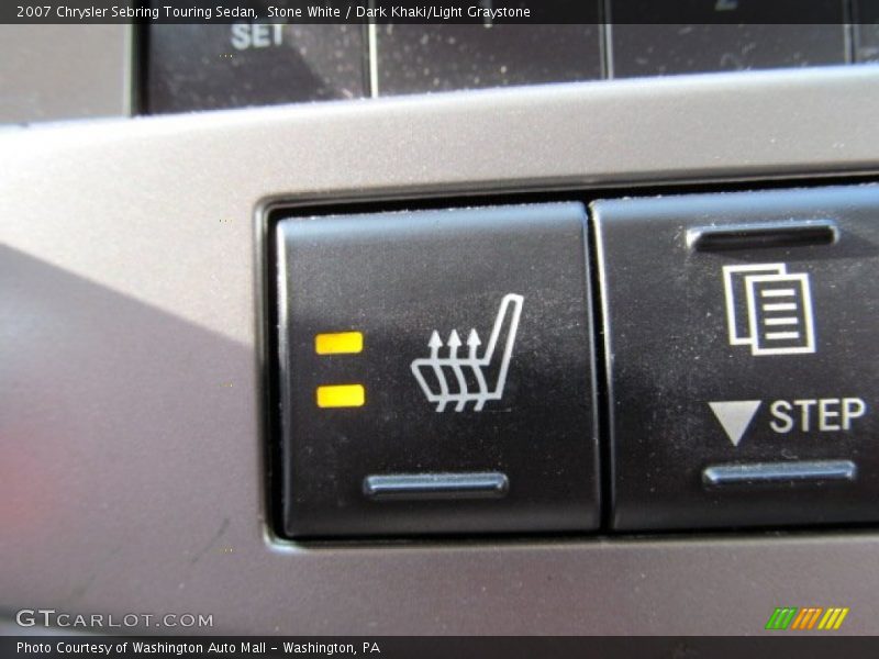 Stone White / Dark Khaki/Light Graystone 2007 Chrysler Sebring Touring Sedan