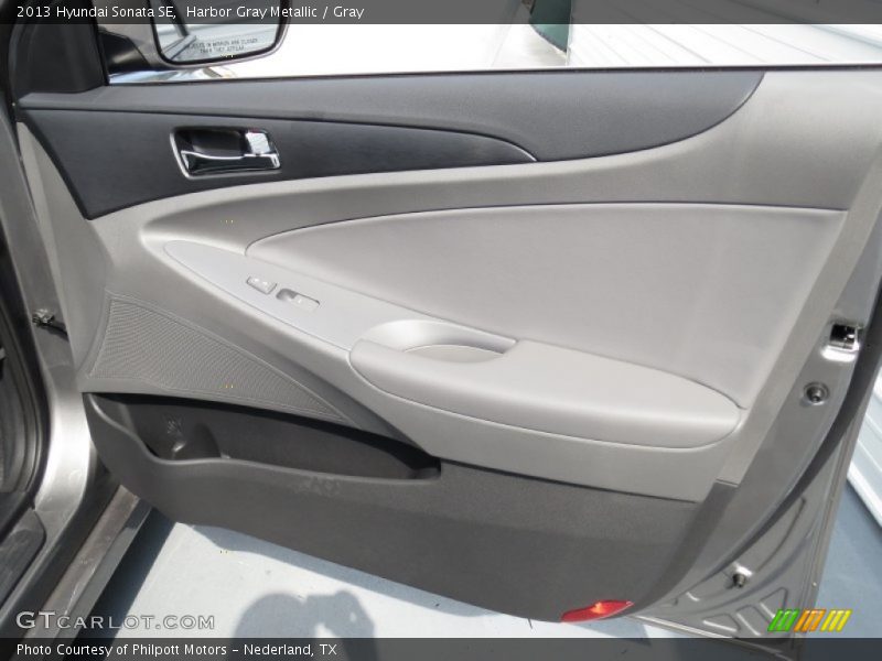 Harbor Gray Metallic / Gray 2013 Hyundai Sonata SE