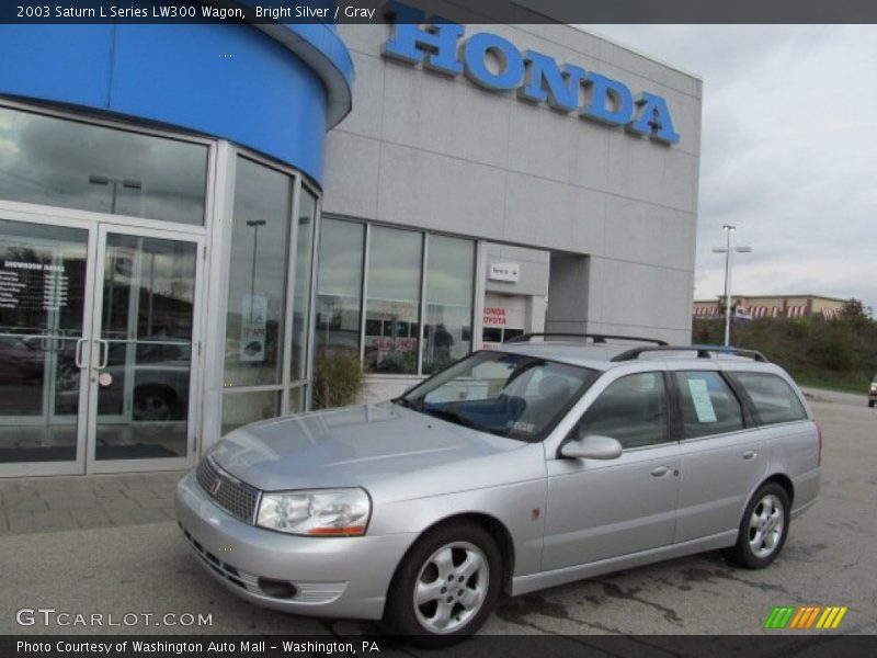Bright Silver / Gray 2003 Saturn L Series LW300 Wagon