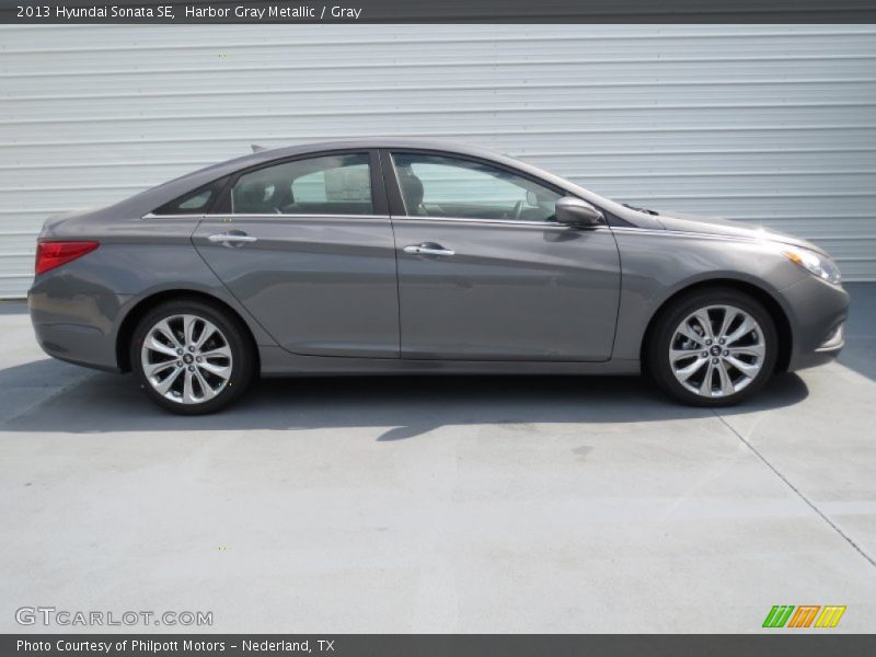 Harbor Gray Metallic / Gray 2013 Hyundai Sonata SE