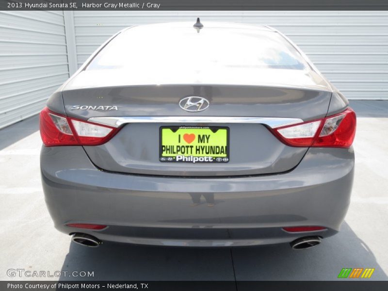 Harbor Gray Metallic / Gray 2013 Hyundai Sonata SE