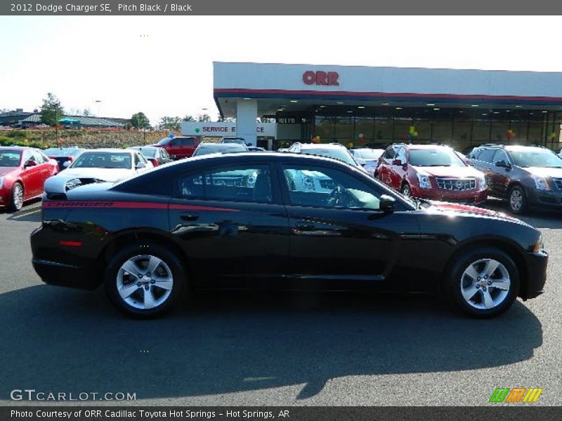 Pitch Black / Black 2012 Dodge Charger SE