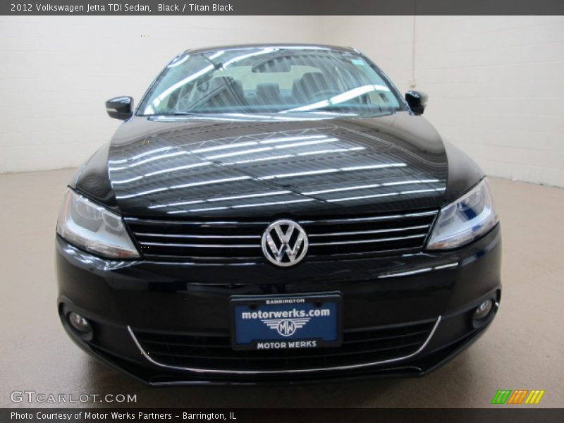 Black / Titan Black 2012 Volkswagen Jetta TDI Sedan