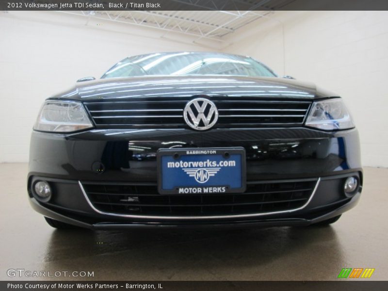 Black / Titan Black 2012 Volkswagen Jetta TDI Sedan