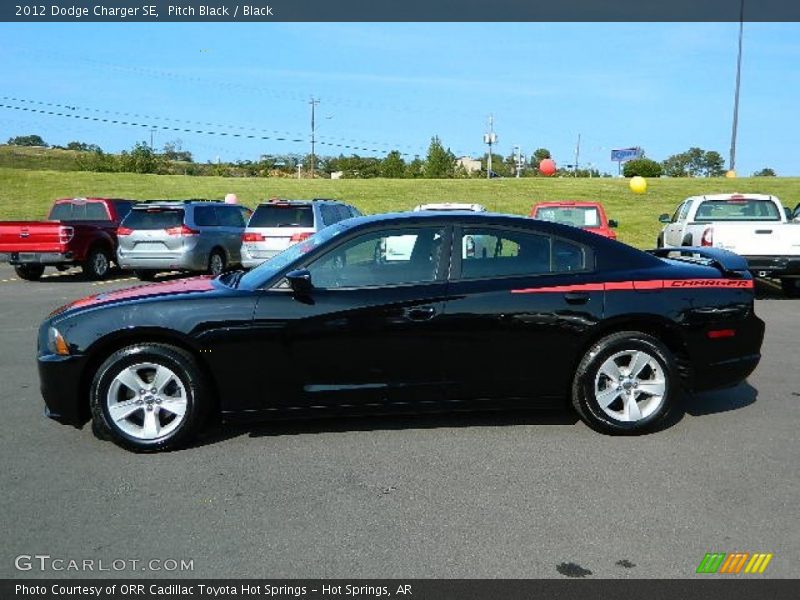 Pitch Black / Black 2012 Dodge Charger SE