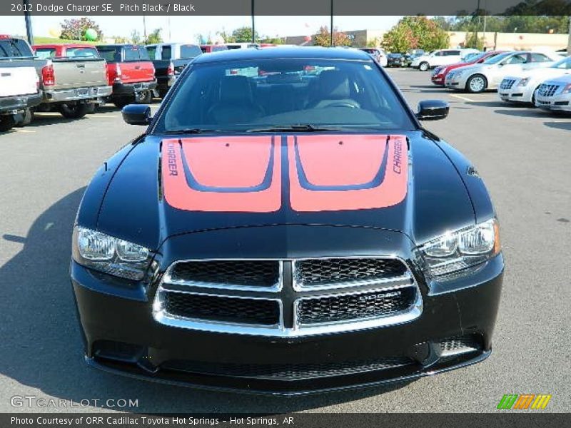 Pitch Black / Black 2012 Dodge Charger SE