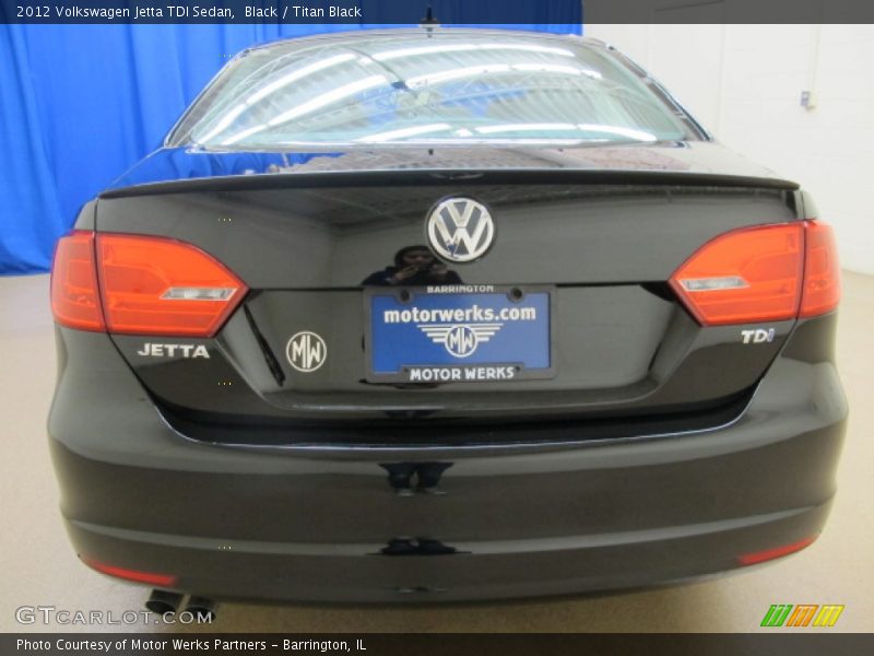 Black / Titan Black 2012 Volkswagen Jetta TDI Sedan